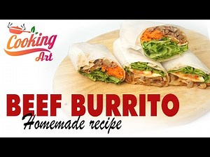 How to make homemade beef burrito | Breakfast burrito