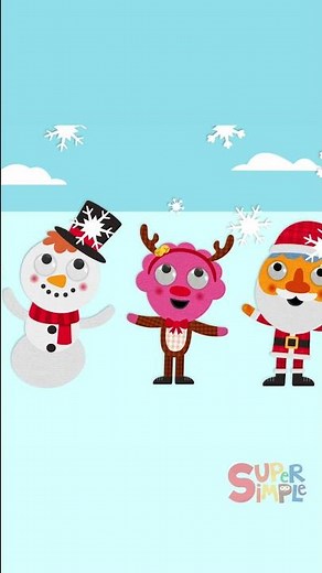 Hello Reindeer Goodbye Snowman #shorts #noodleandpals #christmassongs