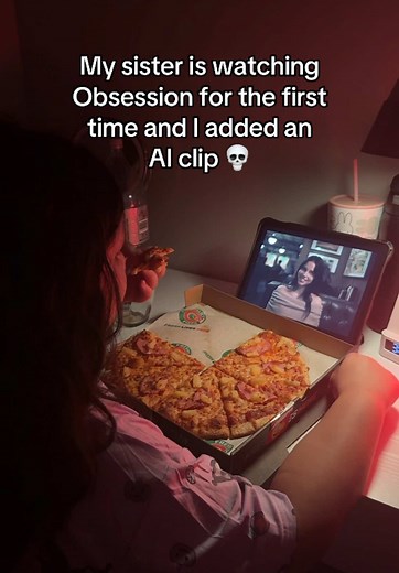 Reaction: Sister Watches Obsession for the First Time (AI Clip Added)