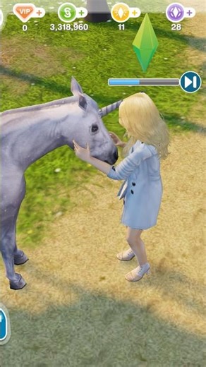 Sim ve Unicorn’un Bu Anı Çok Tatlı! 🦄🥹💜 | Sims FreePlay #shorts #cover #song #thesimsfreeplay