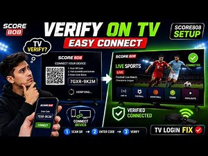 How To Verify Score808 On TV?