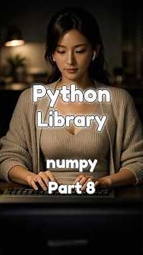 Python Library numpy | Part 8 #cybersecurity #python #numpy #numpytutorial #tutorial