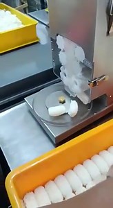 5L Automatic Sushi Forming Machine, 3600pcs/hour Commercial Rice Ball Maker, Density Adjustable, Uniform Size, Rotary Puffed Rice Ball Onigiri Press Tool for Restaurants, Supermarkets, Factories