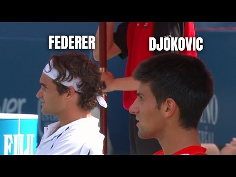 PRIME Roger Federer vs 20-Year-Old Novak Djokovic (A WAR for the Ages)