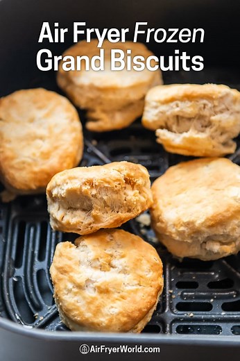 Air Fryer Frozen Biscuits (Grands) QUICK EASY | Air Fryer World