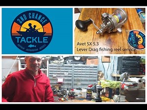 Avet SX 5 3 lever drag fishing reel problem determination and how to service