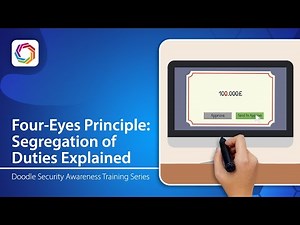Doodle Security Awareness Training Series | Four-Eyes Principle: Segregation of Duties Explained