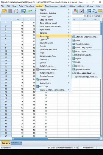Short Way to Test Normality of Probability Plot in SPSS ➡️ SPSS Normality Test #shorts