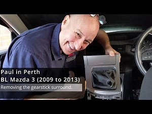 Replacement of the gear shift knob of the Mazda 3