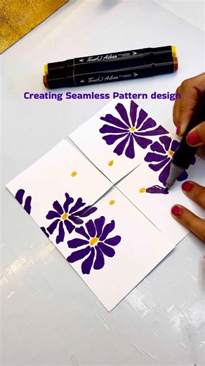 Creating a seamless pattern design 🌠🌠 #patterndesign #patternmaking