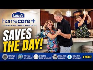 Lowes HomeCare+ Saves The Day!