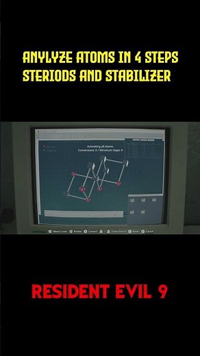Resident Evil 9 - How to Analyze The Atoms in 4 steps to Craft the Steroids and Stabilizers