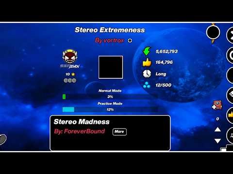 Stereo Extremeness 2% (Progress= Geometry Dash l GohGD