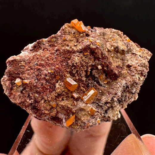 Wulfenite (arizona, USA) | Orange Wulfenite Crystal, Mineral Specimen - Etsy