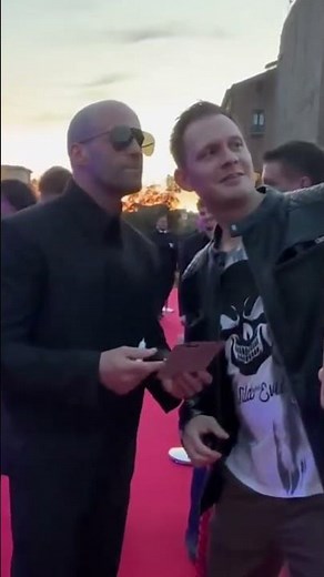 Jason Statham arrives at the Fast X Premiere in Rome