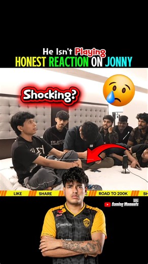 Sensei Reaction On Jonny Benched #jonathan #bgmi #bgis2026 #godlike