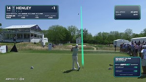 Russell Henley makes birdie on No. 14 at Truist Championship