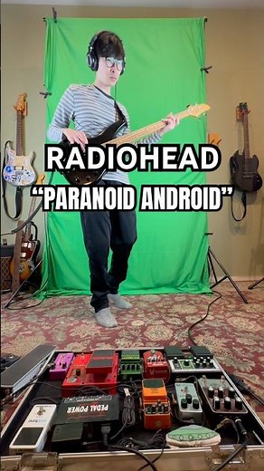 Radiohead Paranoid Android cover #radiohead #thomyorke #jonnygreenwood #bassguitar #okcomputer #bass