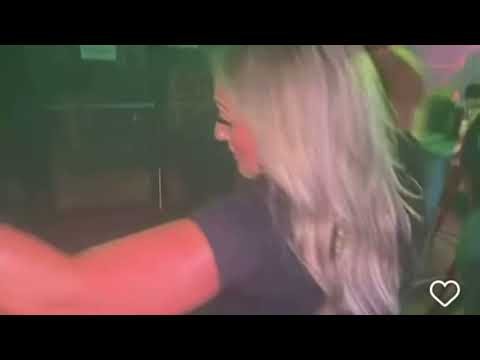 Hot blonde baddie lap dance at the club