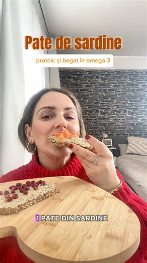 Pate de sardine - bogat în proteine și omega 3 | #larisachereches #sardine #shorts #food #viral