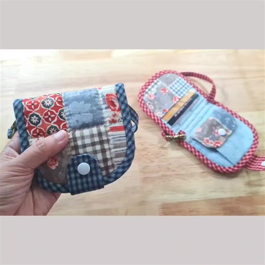 195K views · 1.9K reactions | How to make Mini Wallet Download Pattern : https://drive.google.com/file/d/10_PsAuAXBMd7YBb3Y-I54c1L9Cottas1/view?usp=sharing | Chanida Handmade | Facebook