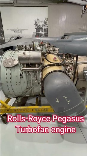 Why the Harrier Jet Can Take Off Vertically #military #engineering