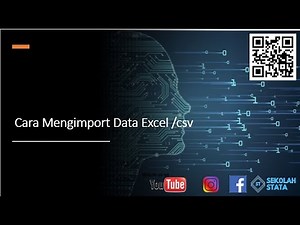 Cara Mengimport Data Excel /CSV Pada Aplikasi Stata