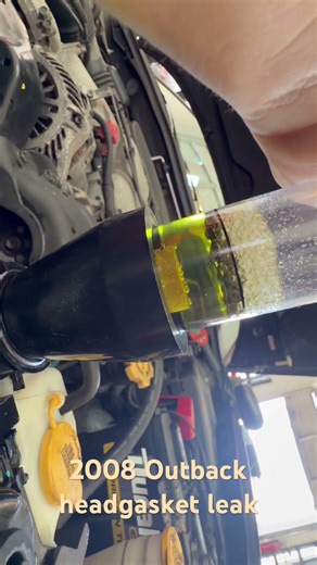 Subaru head gasket failure.