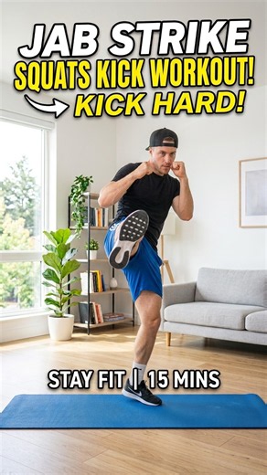 Jab Strike Squats Kick