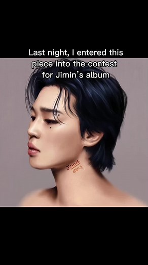 Nervous and Scared Jimin Fan Art BTS Kpop Weverse