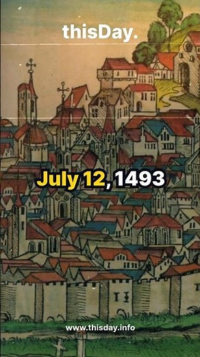 📖 July 12, 1493 – The Nuremberg Chronicle Is Published