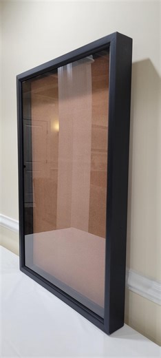 Jersey Shadow Box 24" X 36", Wooden Display Case, Bulletin Board Display, Keepsake Memorabilia Display Case