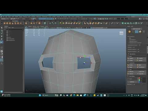 Face Modeling in Maya