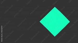 Simulation of fabric in the wind. Flag or scarf. Footage for intro. Rendering animation.