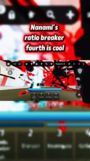 nanami's ratio breaker cutscene is cool