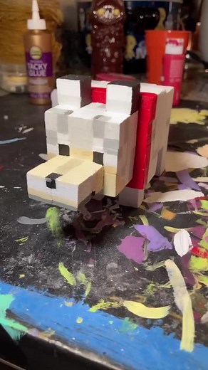 Watch me make a Minecraft Dog in 15 seconds! Art tutorial