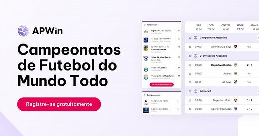 Palpites de Hoje | Prognósticos de Futebol | APWin