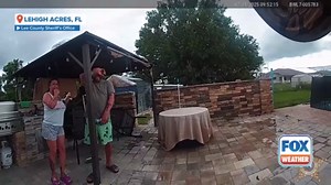 Florida deputy rescues ball python from pool deck