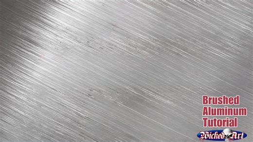 Airbrush tutorial: Creating brushed aluminum effects easily