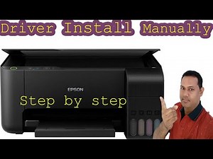 How To Install Drivers Printer and Scanner Manually Epson L3100, L3110, L3115, L3116, L3150, L3156