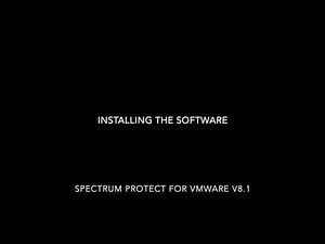 Spectrum Protect for VMWare v8.1 - Part 1: Intro and SW install