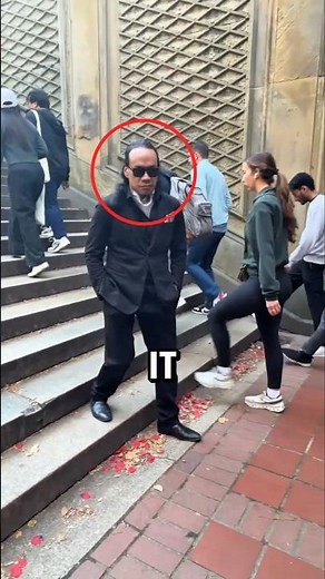 A Backward Walking Trick That Makes the World Look Reversed