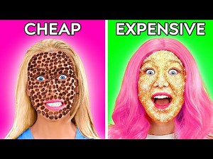 UNLUCKY STUDENT vs GIGA LUCKY STUDENT | Beauty Struggles And Funny School Relatable By 123GO! SCHOOL