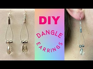 HOW TO MAKE DANGLE EARRINGS - Earring Making for Beginners - DIY Jewelry Making Tutorial