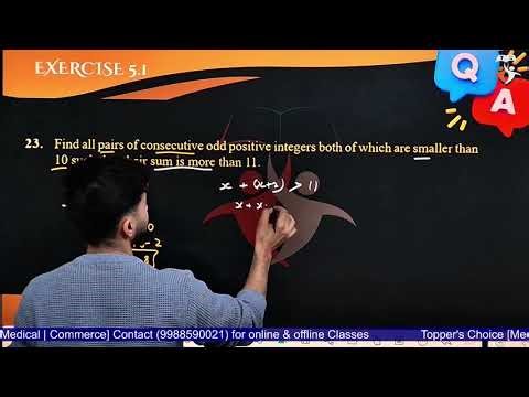 Q23 Exercise 5.1 | Linear Inequalities | Class 11 Math | CBSE Board 2026