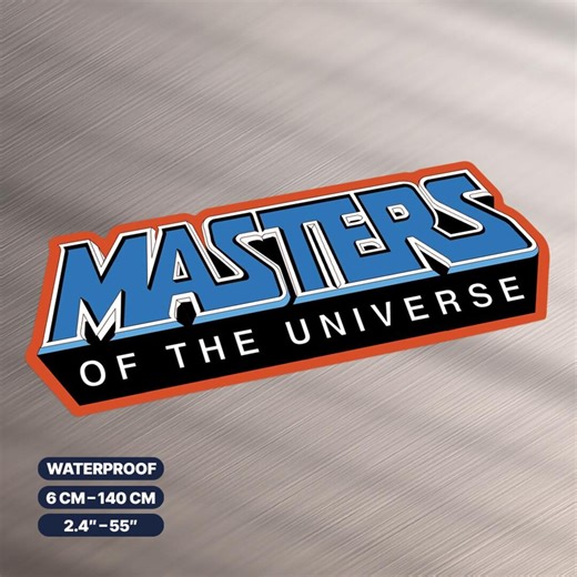 He-man Sticker - Masters of the Universe - UV & Rain Resistant Vinyl - Various Sizes - Etsy