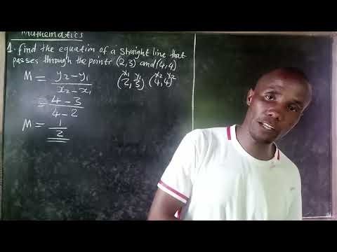Mathematics p1 (Coordinate geometry)