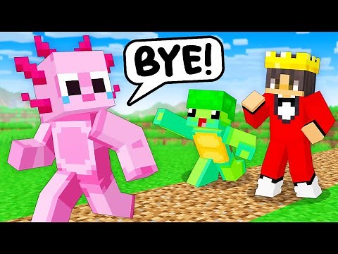 Axy LEAVES FOREVER in Minecraft!