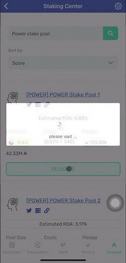 Cardano Staking with Yoroi.