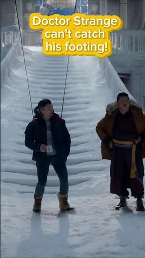 Doctor Strange and Spider-Man caught slipping bloopers #mcu #bloopers #Spider-Man